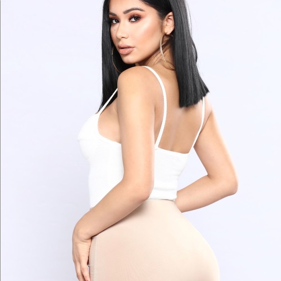 White FashionNova BodySuit - Picture 2 of 3